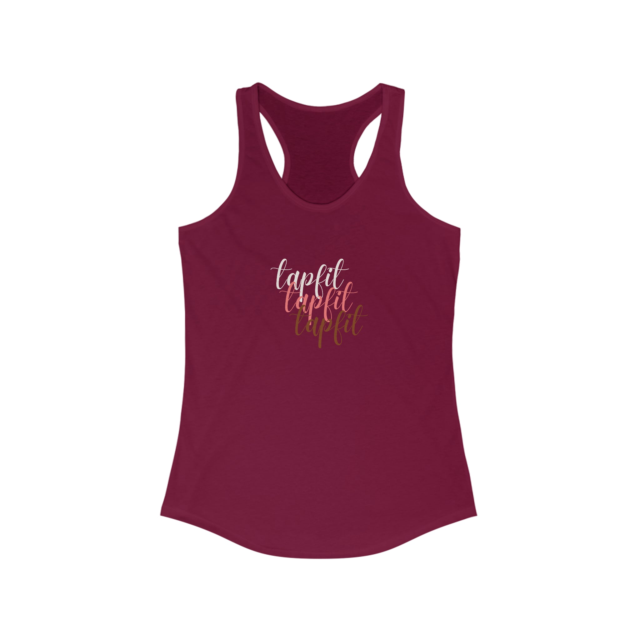 Cursive Racerback Tank