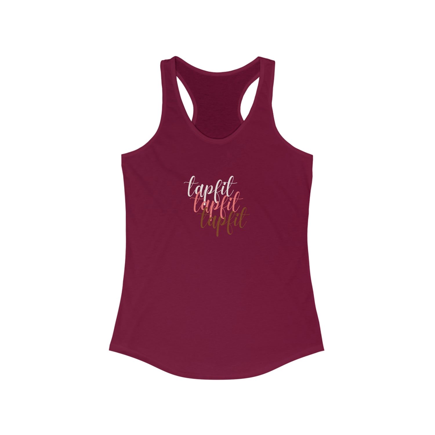 Cursive Racerback Tank